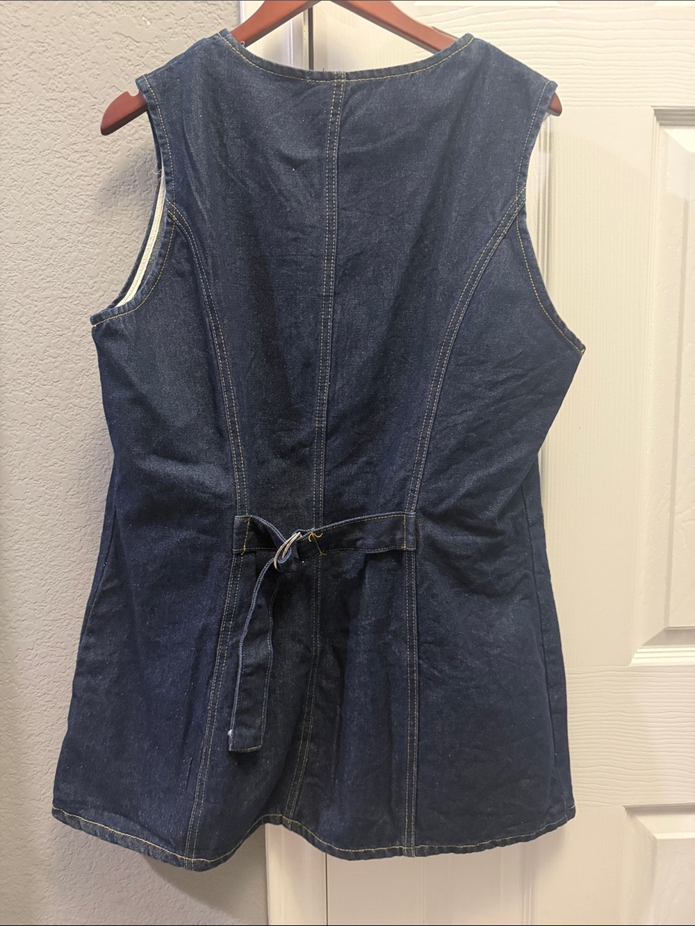 Peppermayo Folton índigo mini denim dress size 14 - Picture 6 of 6